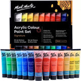 Mont Marte Acrylic Paint Set, 18 Piece, 36ml Tubes
