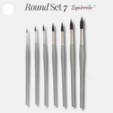 Like it Artist Painting Brush Round Set 7 Squirrel Synthetic