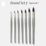 Like it Artist Painting Brush Round Set 7 Squirrel Synthetic