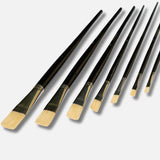 Like it Flat Chungking Hog Brush Set Of 8 Black Edition 11” LH