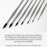 Like it Artist Painting Brush Round Set 7 Squirrel Synthetic