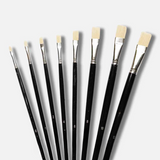 Like it Flat Chungking Hog Brush Set Of 8 Black Edition 11” LH