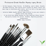 Like it Mix Media Brush Set Of 11 for Acrylic, Oil, Watercolour & Gouache Painting Brush Set