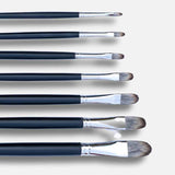 Like it Vegan Filbert 11” Long Handle Painting Brush Set Of 7