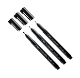 MARVY Arabic Calligraphy Pen Black Japan Size 1.0mm, 2.0mm, 3.0mm