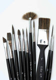 Like it Mix Media Brush Set Of 11 for Acrylic, Oil, Watercolour & Gouache Painting Brush Set