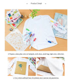 Marvy Uchida Permanent Fabric Marker Set of 12 Marvy Fabric Markers Pens Non-Toxic Bullet Tip Machine Washable Paint on Clothes Clothing Jeans Pants and Shirts