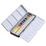 Daniel Smith 12 Color Half Pan Watercolor Set with Bonus Empty Pans