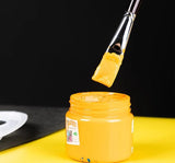 Like it 11” Long Handle Flat Tipped Art Paintbrush Set of 7 Anti-Shedding Synthetic Hair for Acrylic, Oil, Gouache and Watercolor Painting Size: 0 1 2 4 6 8 10