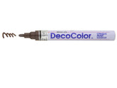 Marvy Uchida Decocolor Opaque Paint Broad Point Paint Markers, Single Colours (Brown)
