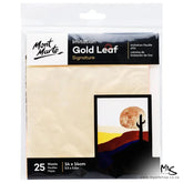 Mont Marte Imitation Gold Leaf 14X14Cm 25 Sheet