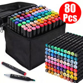 Like it Artist Alcohol Based Ink Colors Dual Tip Marker Set 80