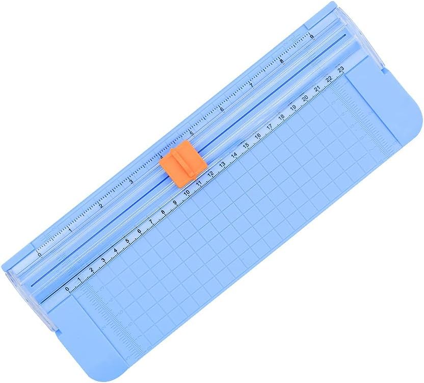 Like it 9 inch Portable A5 Paper Cutter, Guillotine Paper Trimmer with Handsafe Guard and Side Ruler for Standard Cutting of A5 Paper, Photos, Scrapbooking, or Labels (Assorted Multicolour)