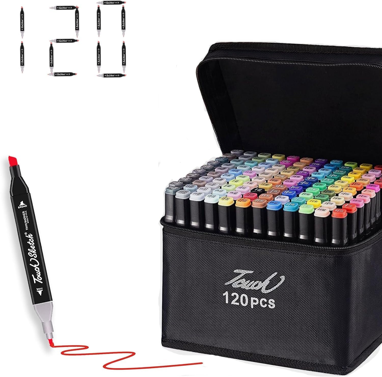 A Ink Like it Artist Alcohol Based Ink Colors Dual Tip Marker Set 120 – Art ...