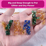 Llike it Monogram Resin Letter Casting Kit, 51-Piece Set with Silicone Mould, Pigments, and Tools