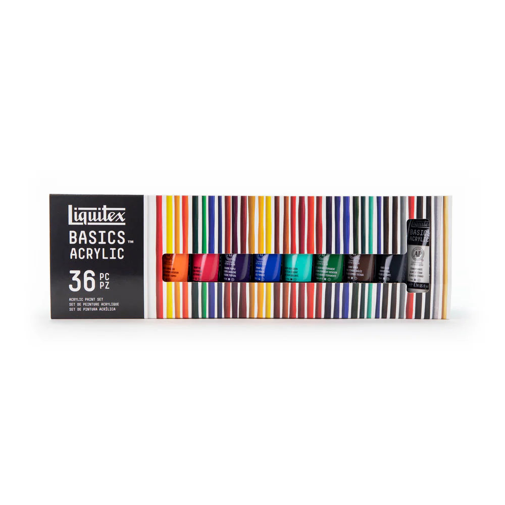 Liquitex Basics Acrylic Paint Tubes – 36x22ml