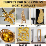 Like it 24 Carat Metallic Gold Acrylic Paint 120ml | Luminous Non-Fading Finish for Fabric, Wood, Metal, Paper, Clay, Stone, Glass & More | Multi-Surface Craft Paint for Artists & Hobbyists