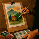 Like it Long Liner/Detailing Paint Pointed Rigger Script Brushes Range Size: 000, Size: 00, Size: 0, Size: 1 With Brush Holder