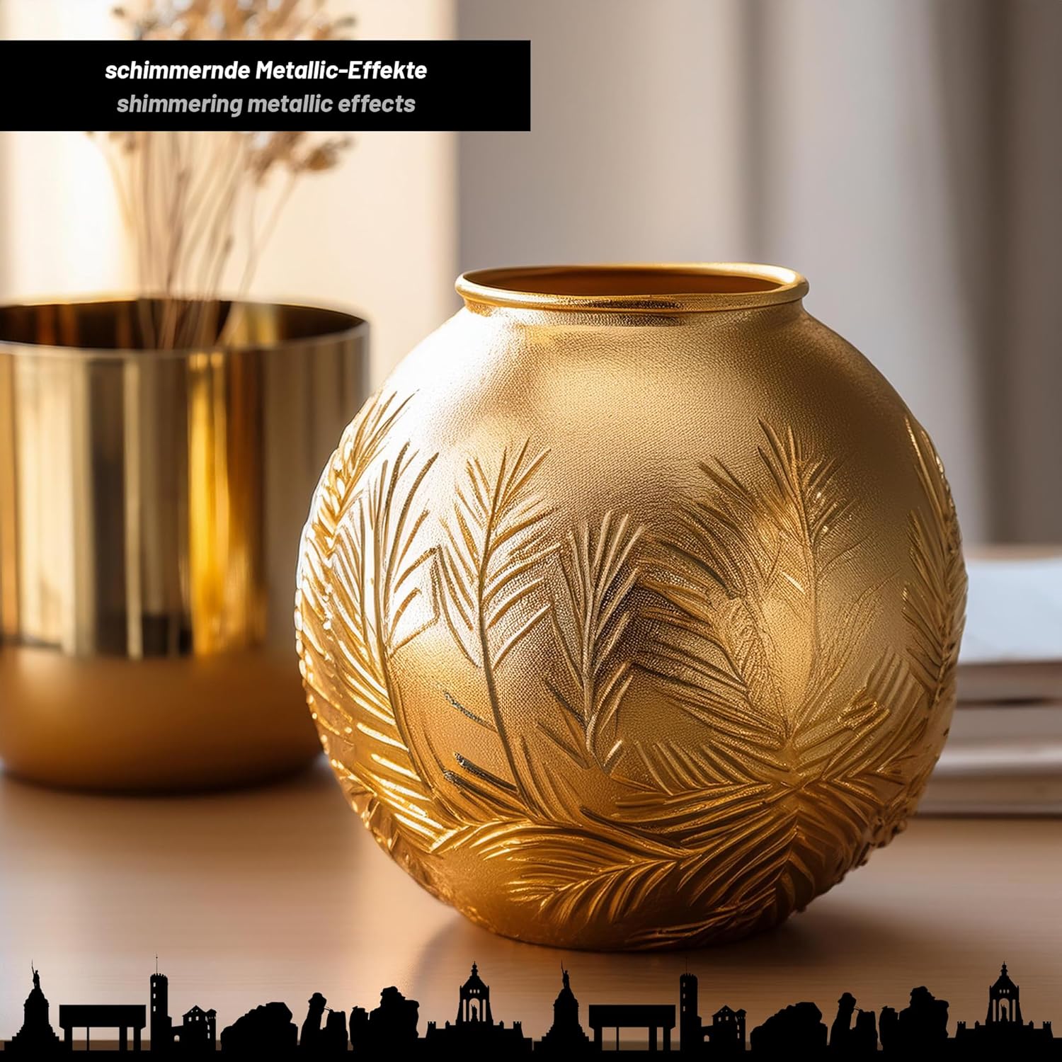 Like it 24 Carat Metallic Gold Acrylic Paint 120ml | Luminous Non-Fading Finish for Fabric, Wood, Metal, Paper, Clay, Stone, Glass & More | Multi-Surface Craft Paint for Artists & Hobbyists