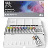 Winsor Newton Professional Watercolour Metal Box 12 Shades