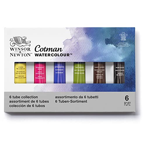 Winsor & Newton Cotman Water Colour – Set of 6 Tubes x 8 ML