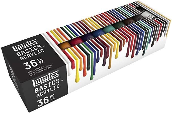 Liquitex Basics Acrylic Paint Tubes – 36x22ml