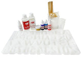 Llike it Monogram Resin Letter Casting Kit, 51-Piece Set with Silicone Mould, Pigments, and Tools