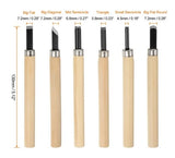 Like it Wood Carving Tools 6-Pcs Set – Premium Grade Wood Chisel for Beginners and Professional Wood Carvers Wood Carving Set with Strong Durable Steel Blades Chisel knife set artwork supplier