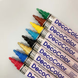 Marvy Uchida Decocolor Opaque Paint Broad Point Paint Markers, Single Colours (Yellow)